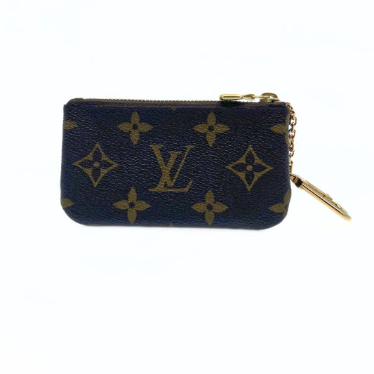 Louis Vuitton Monogram Pochette Clés Gold Hardware