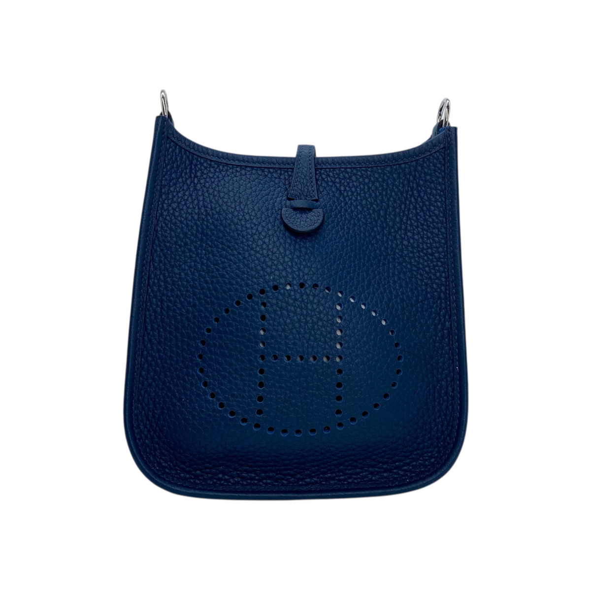 Hermes Evelyne TPM Bleu de Prusse Clemence Palladium Hardware