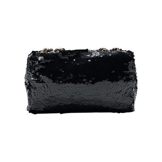 Chanel Black Sequin Flap Bag
