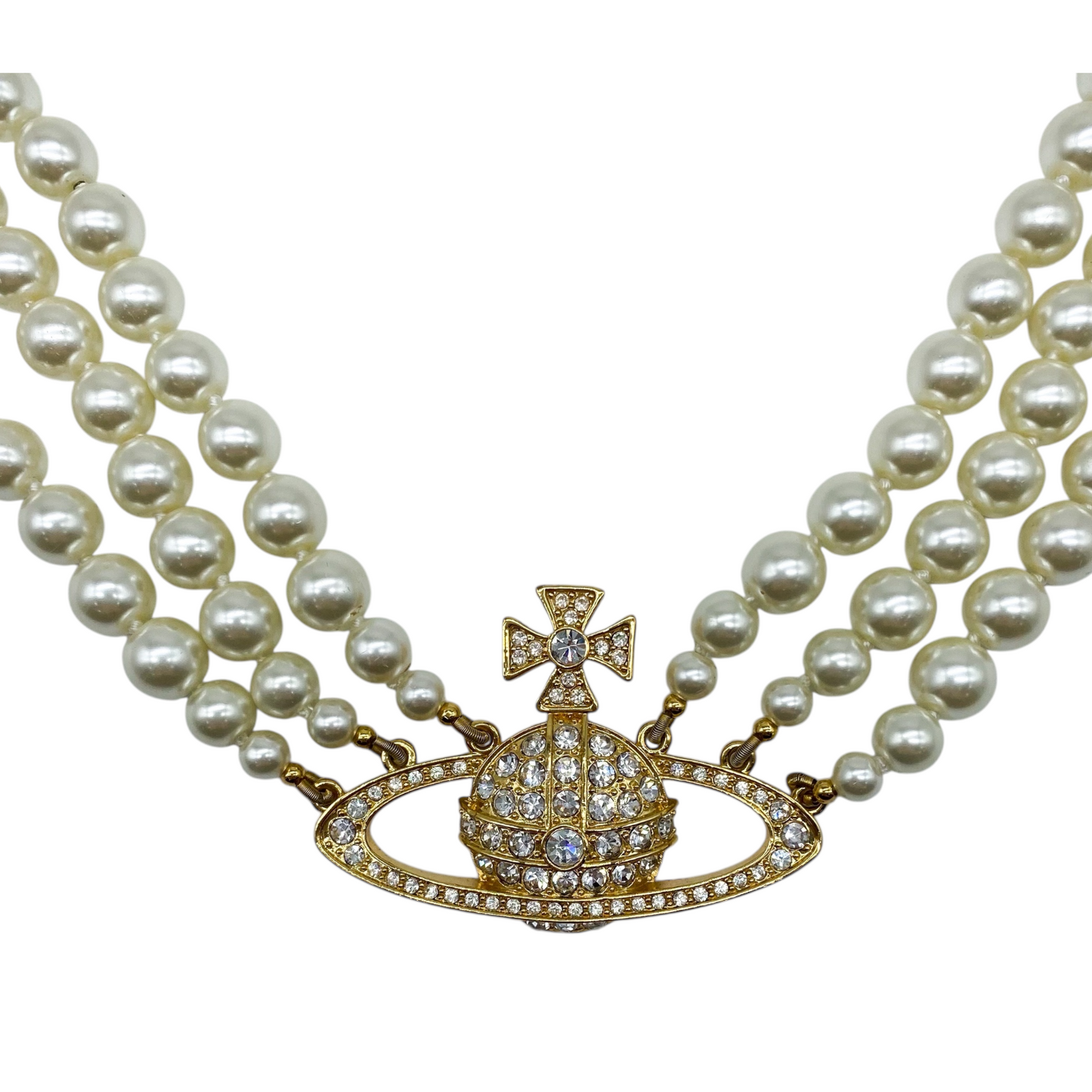 Vivienne Westwood Pearls and Crystal Choker