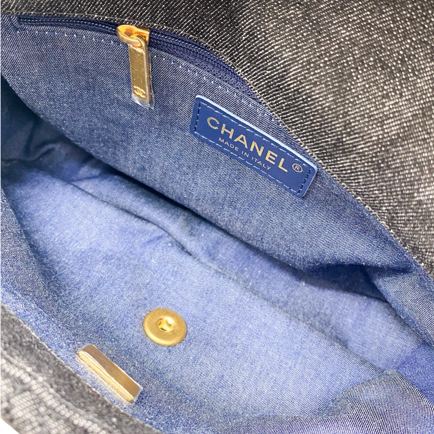 Chanel Black Denim Funky Town