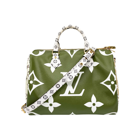 Louis Vuitton Green Giant Speedy 30 Bandouliere