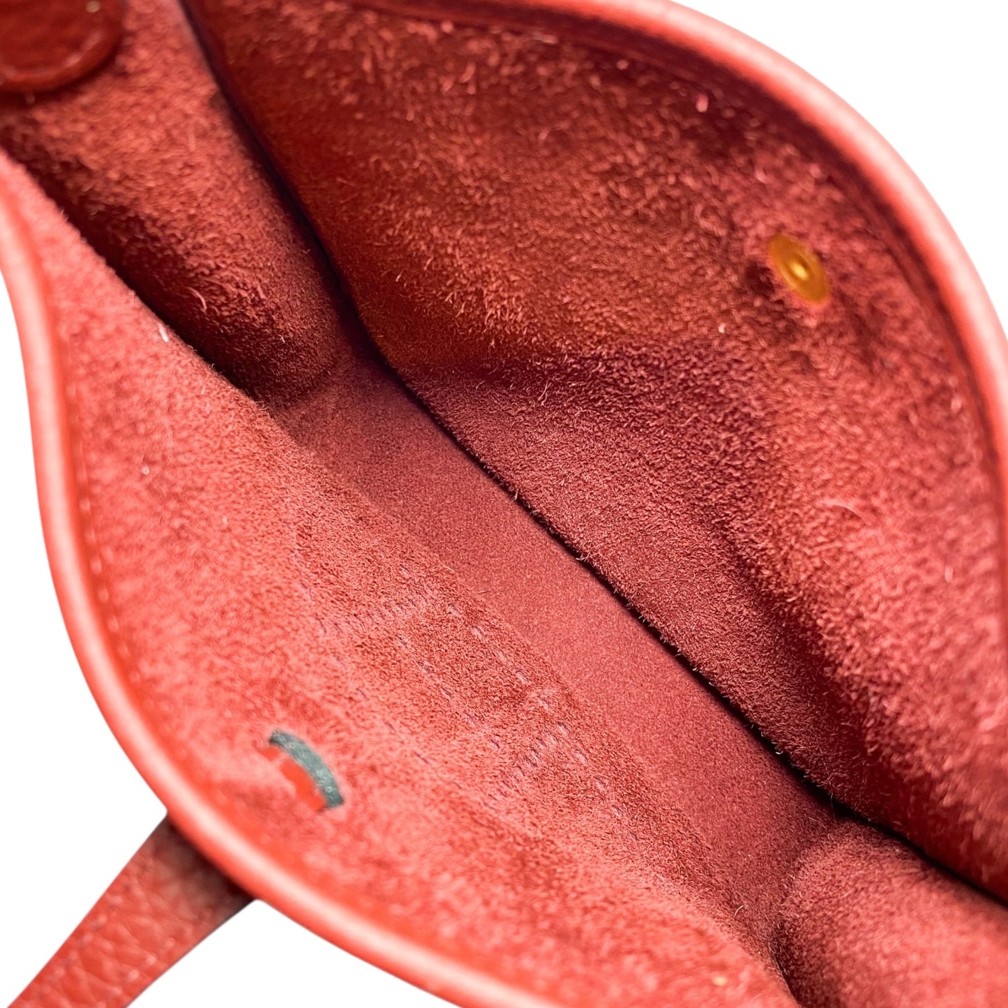 Hermes Evelyne TPM Rouge H Gold Hardware