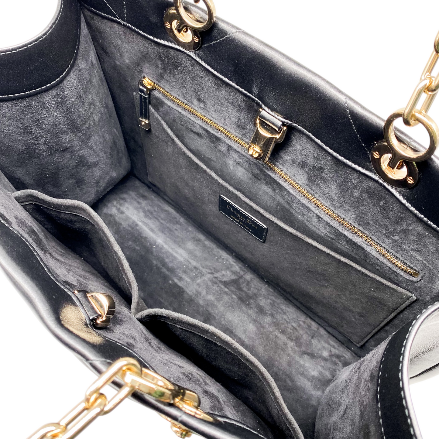 Dior Black Archicannage Essential Tote Bag