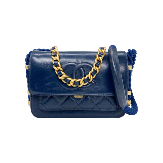 Chanel Navy En Vogue Flap Bag