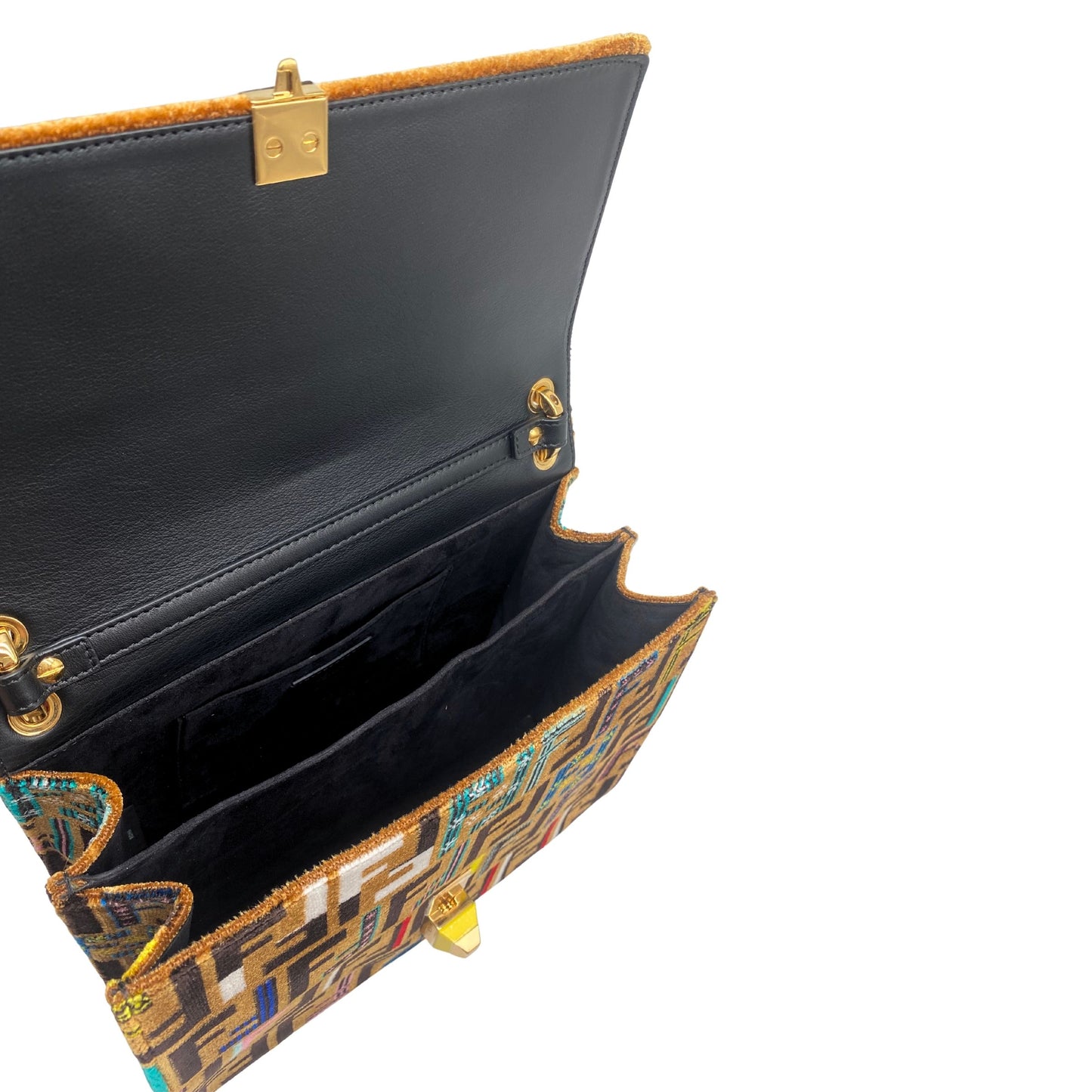 Fendi Tabacco Zucca Velvet Multicolor