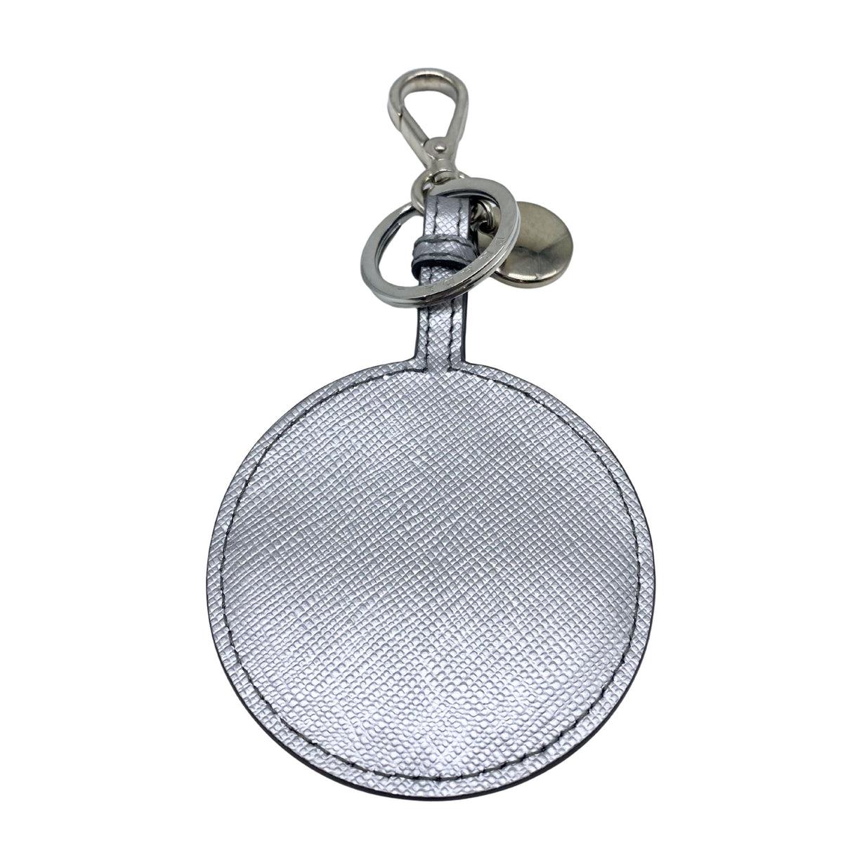 Prada Silver Mirror Keychain