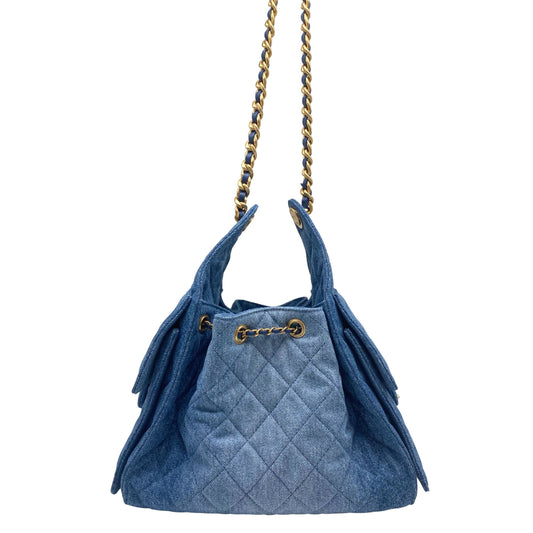 Chanel 25 Small Washed Denim