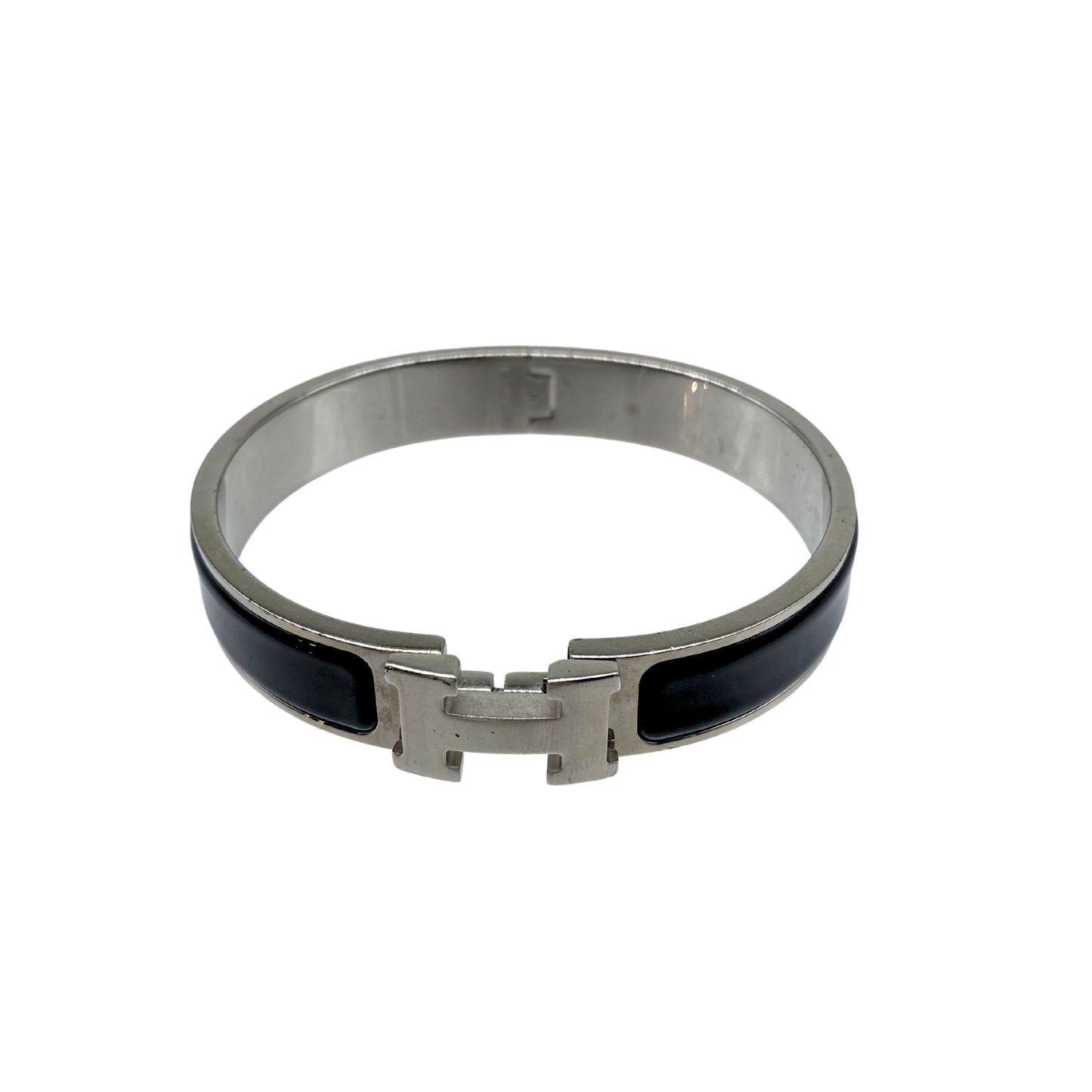 Hermes Noir Clic H Bracelet