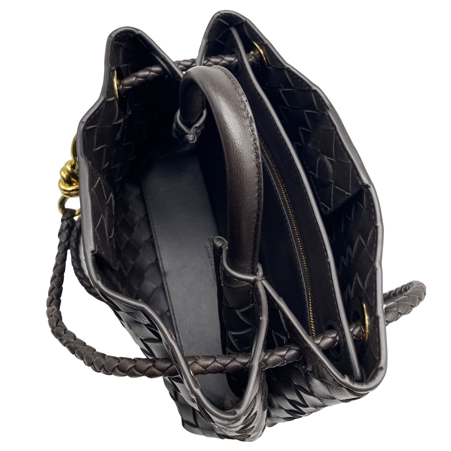 Bottega Veneta Small Andiamo in Fondant with Gold Hardware