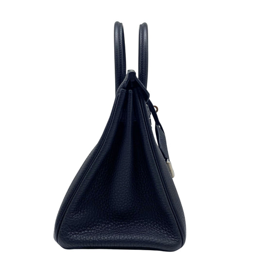 Hermes Birkin 25 Noir Togo Leather & Palladium Hardware