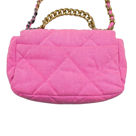 Chanel 19 Pink Denim