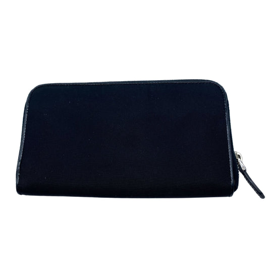 Prada Black Nylon Zippy Wallet