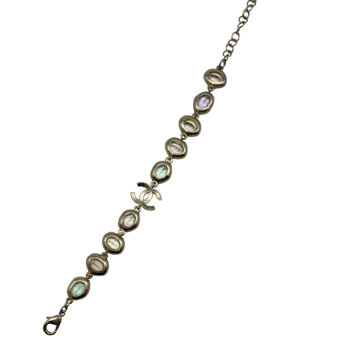 Chanel Faux Pearl and Strass Bracelet