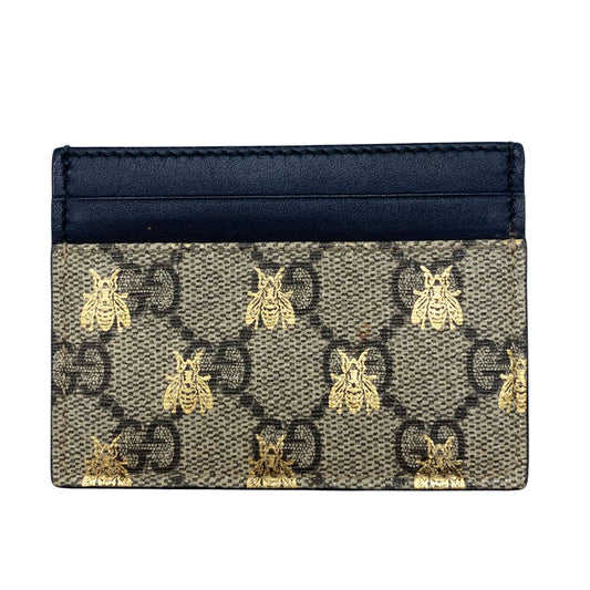 Gucci Bee Supreme Monogram Card