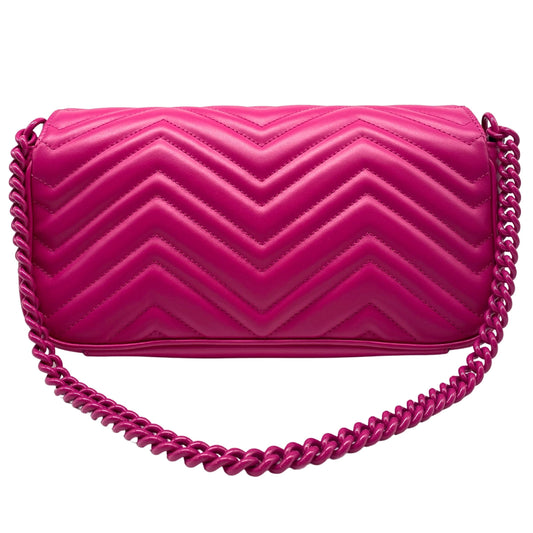 Gucci Marmont Pink w/ webbed strap