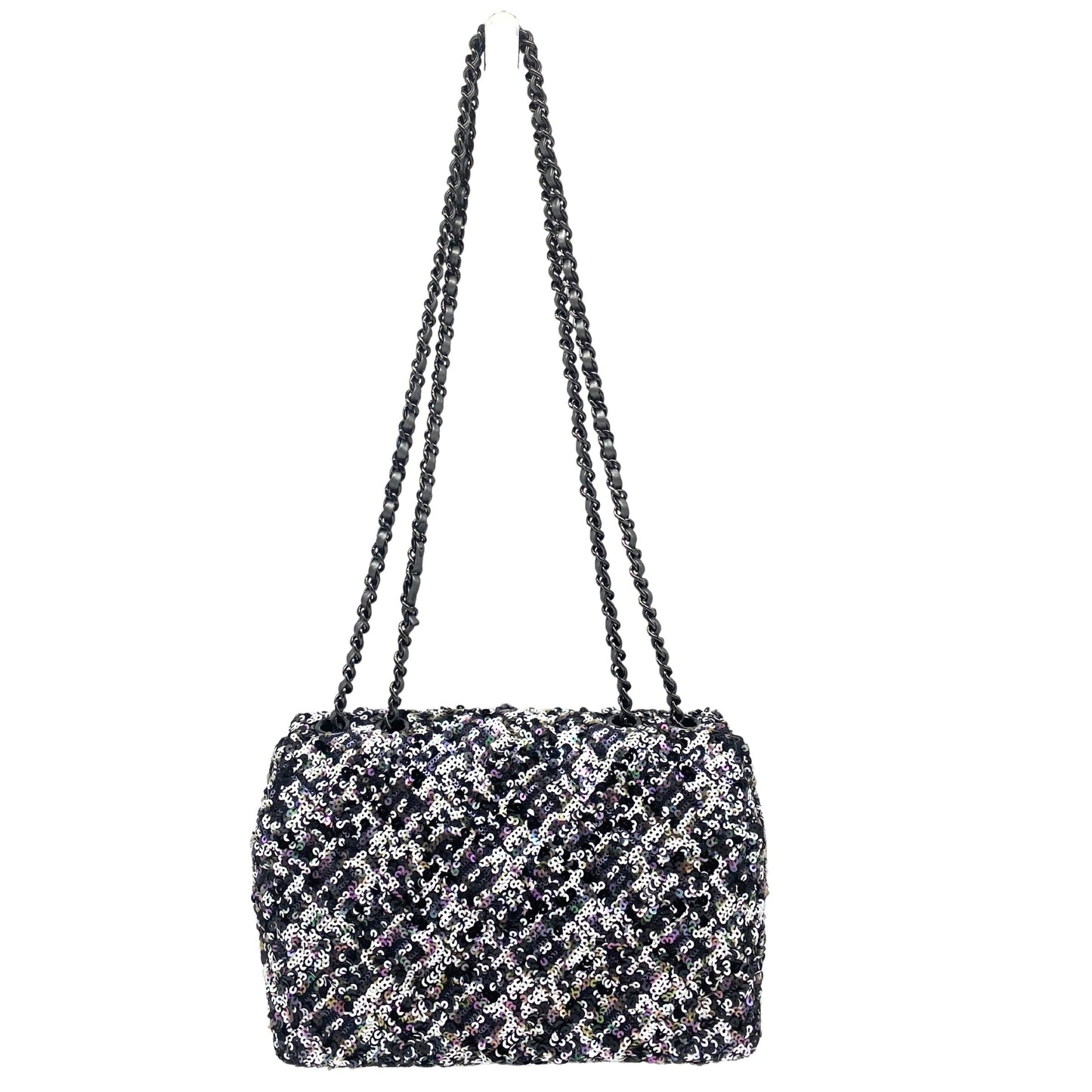 Chanel Mini Sequin Rectangle Single Flap Bag