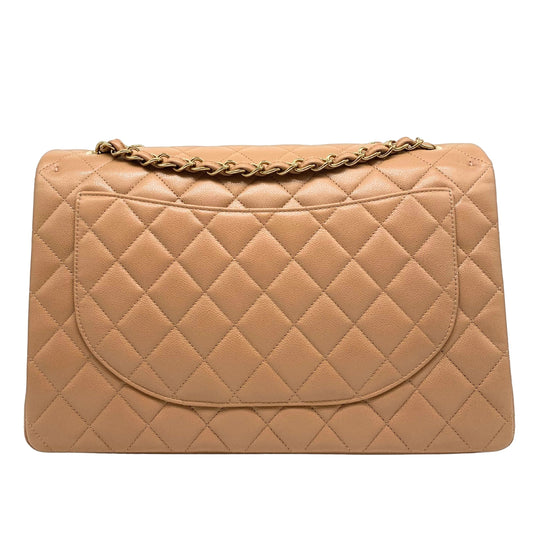 Chanel Maxi Caramel Caviar w/ Gold Hardware