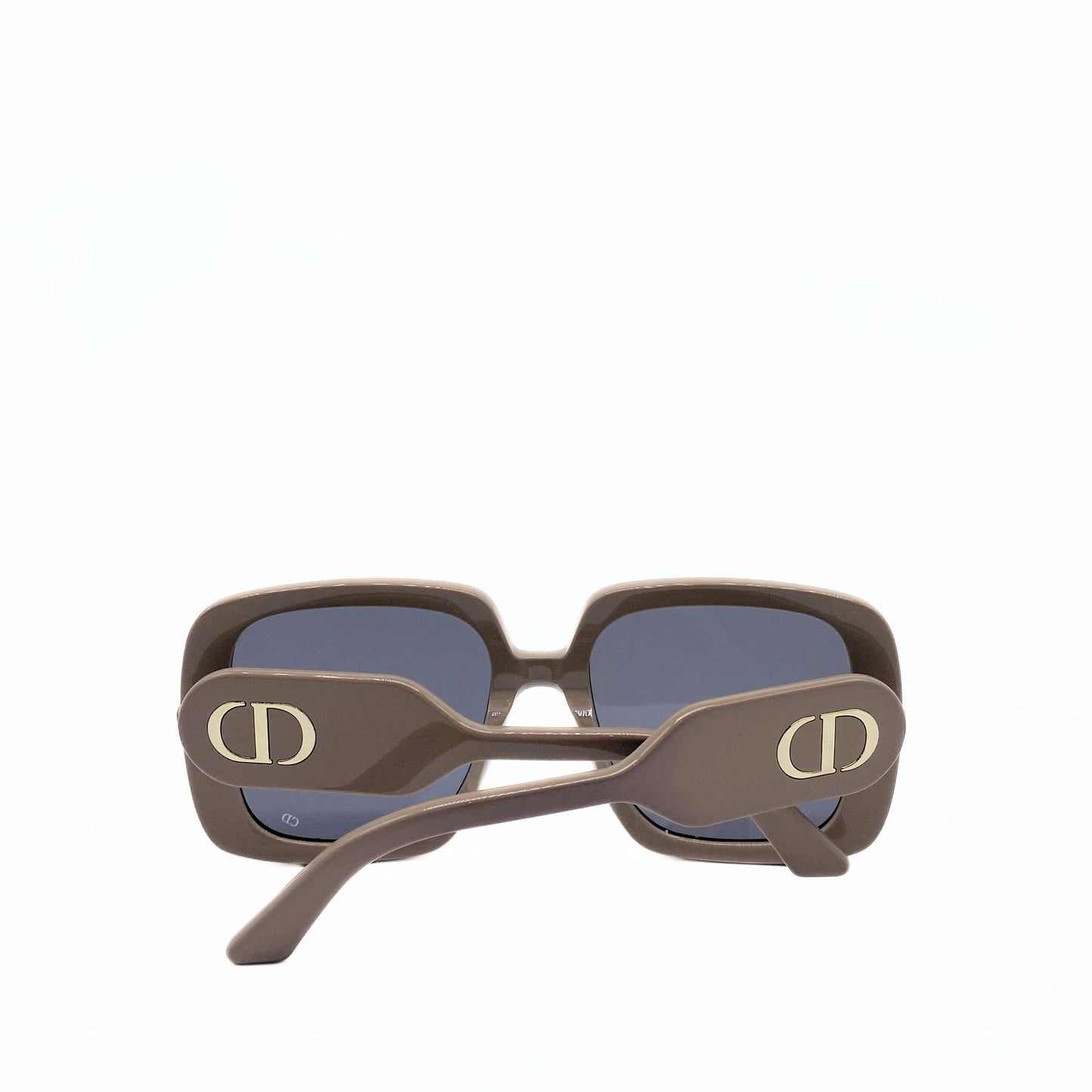 Dior Beige Diorbobby Square Glasses