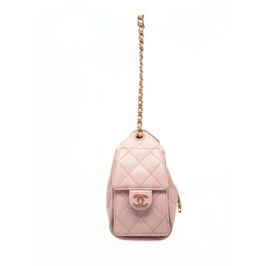 Chanel 25 Pink Mini Caviar Hobo Bag