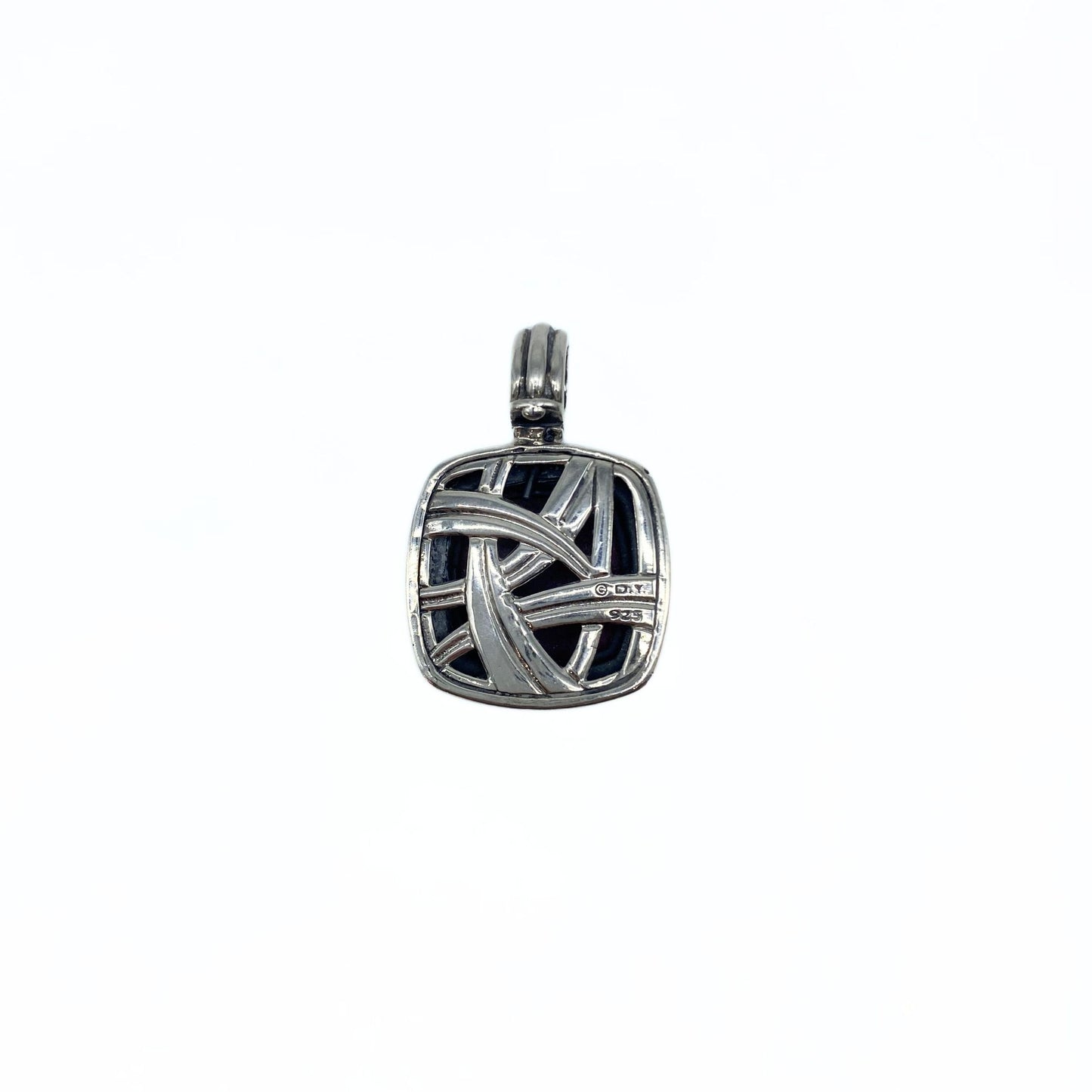 David Yurman Ruby & Diamond Moonlight Ice Enhancer Pendant