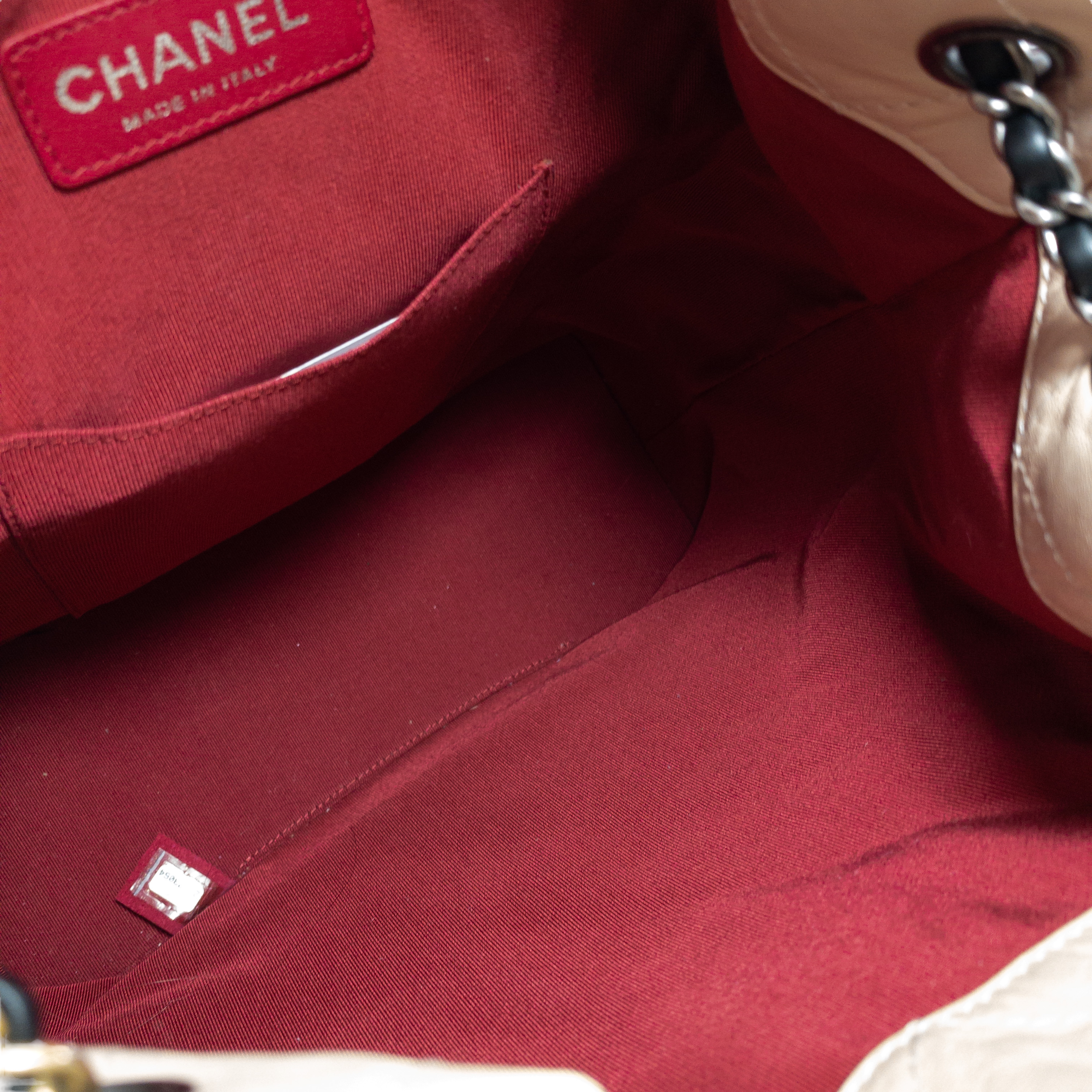 Chanel Beige Bicolor Gabrielle Backpack