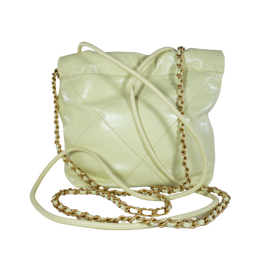 Chanel Yellow Mini 22 Crossbody