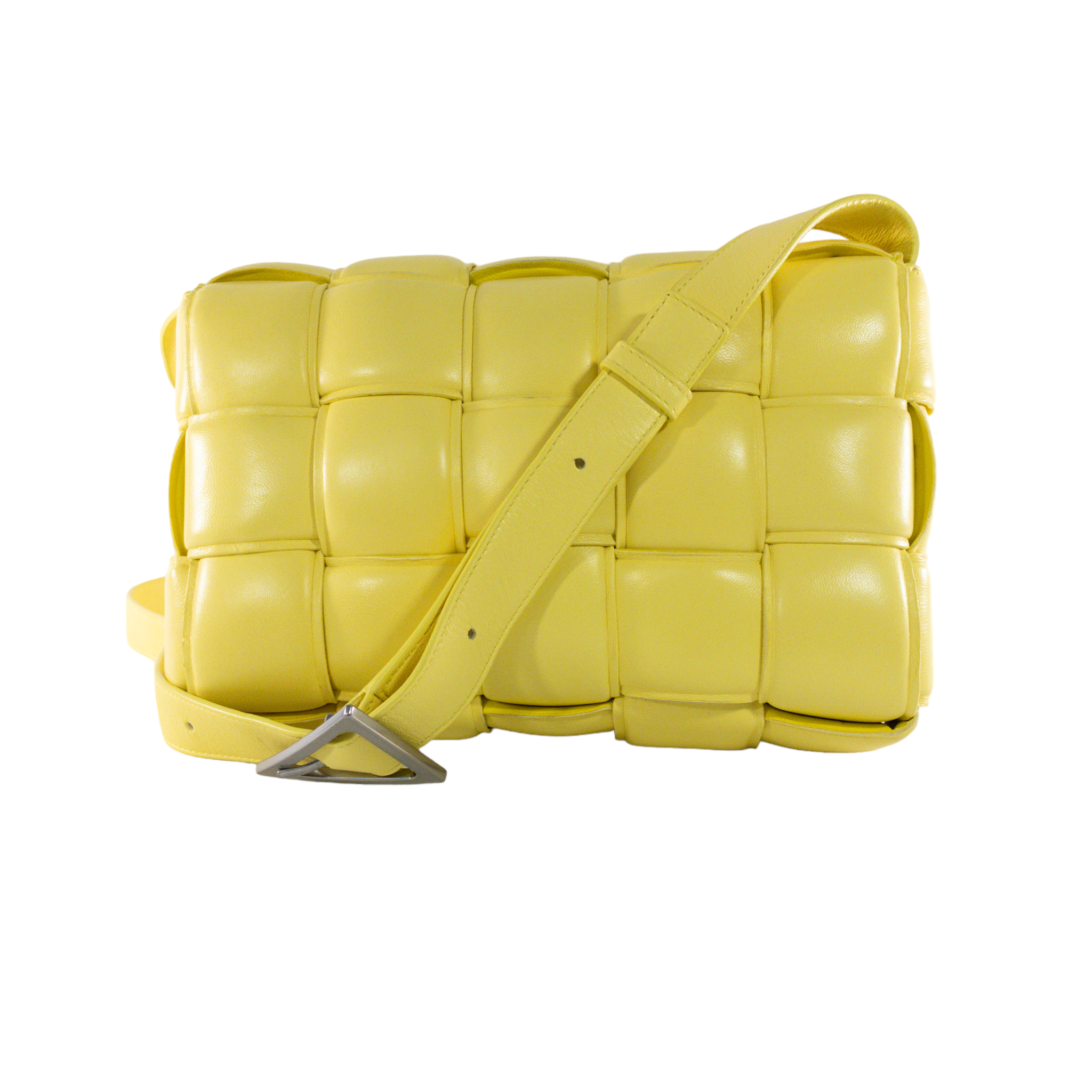 Bottega Veneta Yellow Padded Cassette Bag