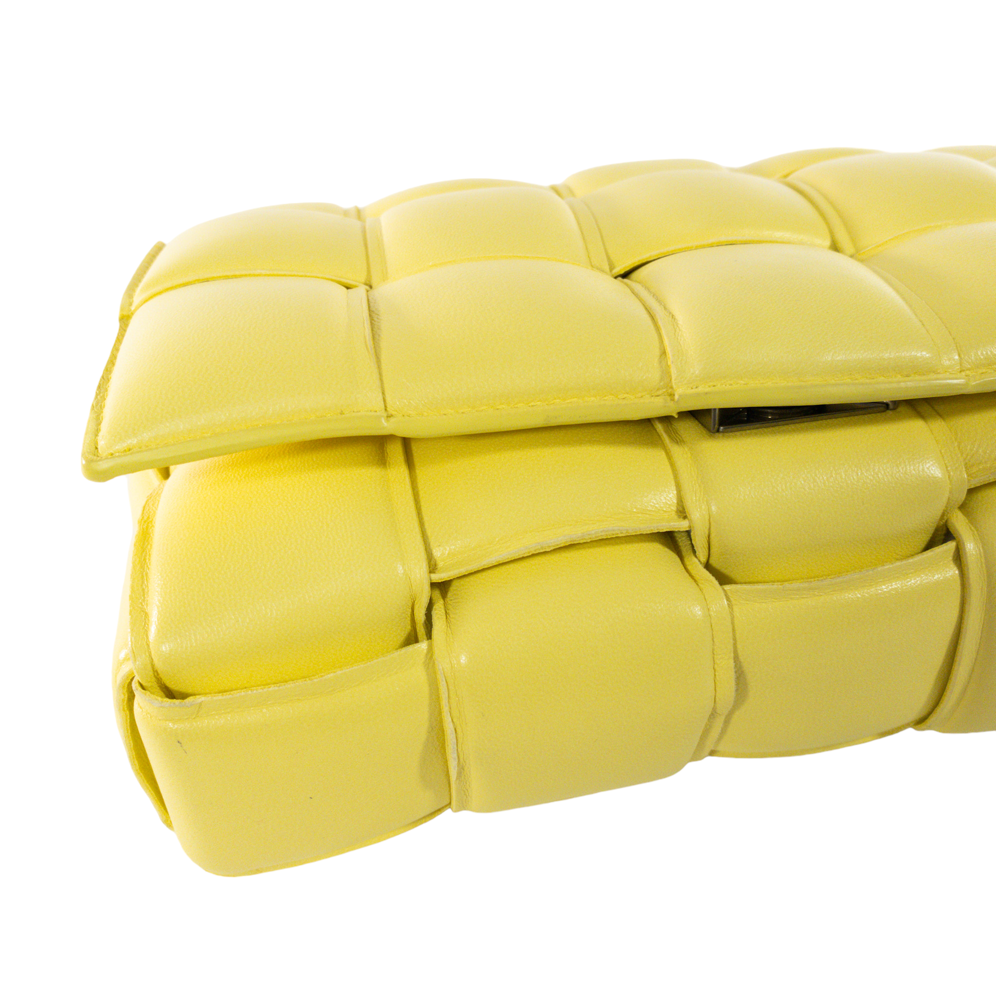 Bottega Veneta Yellow Padded Cassette Bag