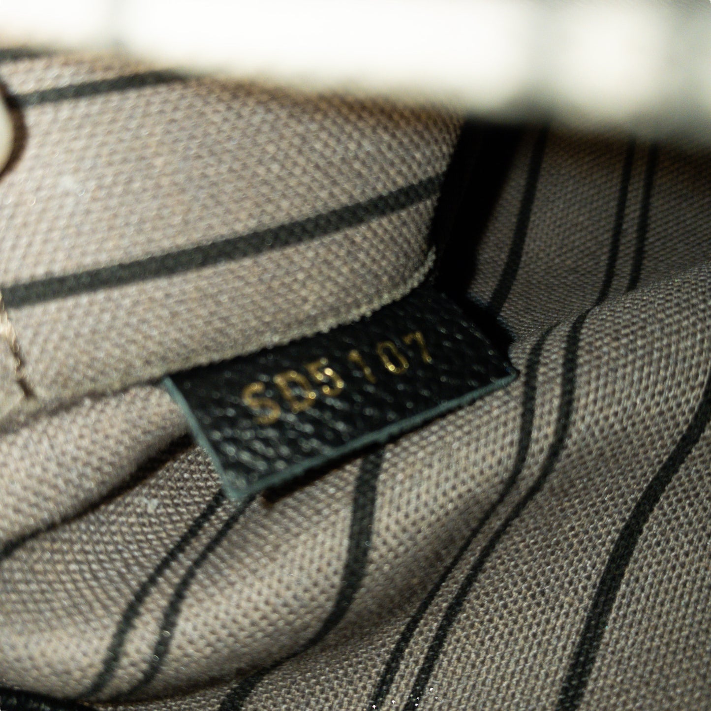 Louis Vuitton Black Empreinte Leather Montaigne