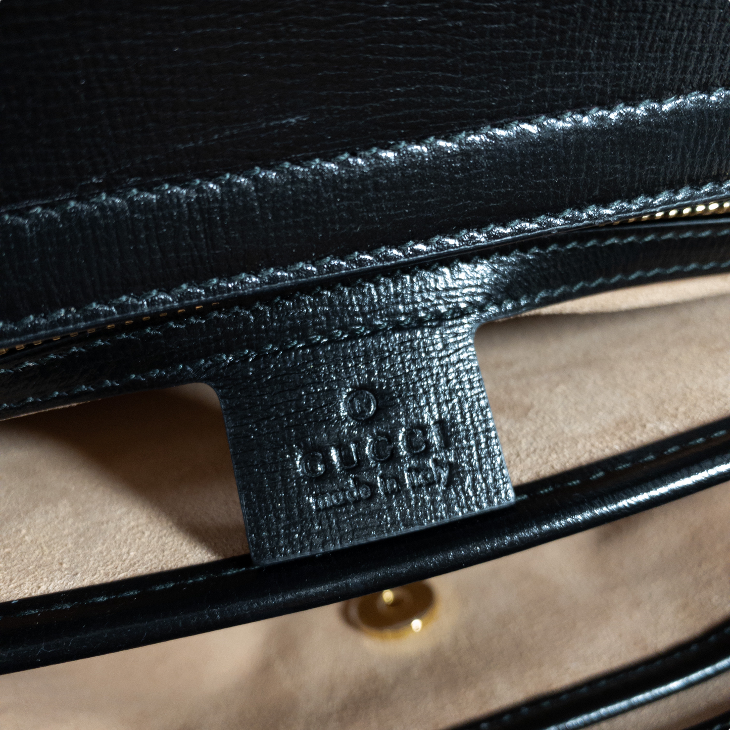 Gucci Red Linea Marina Chain Shoulder Bag