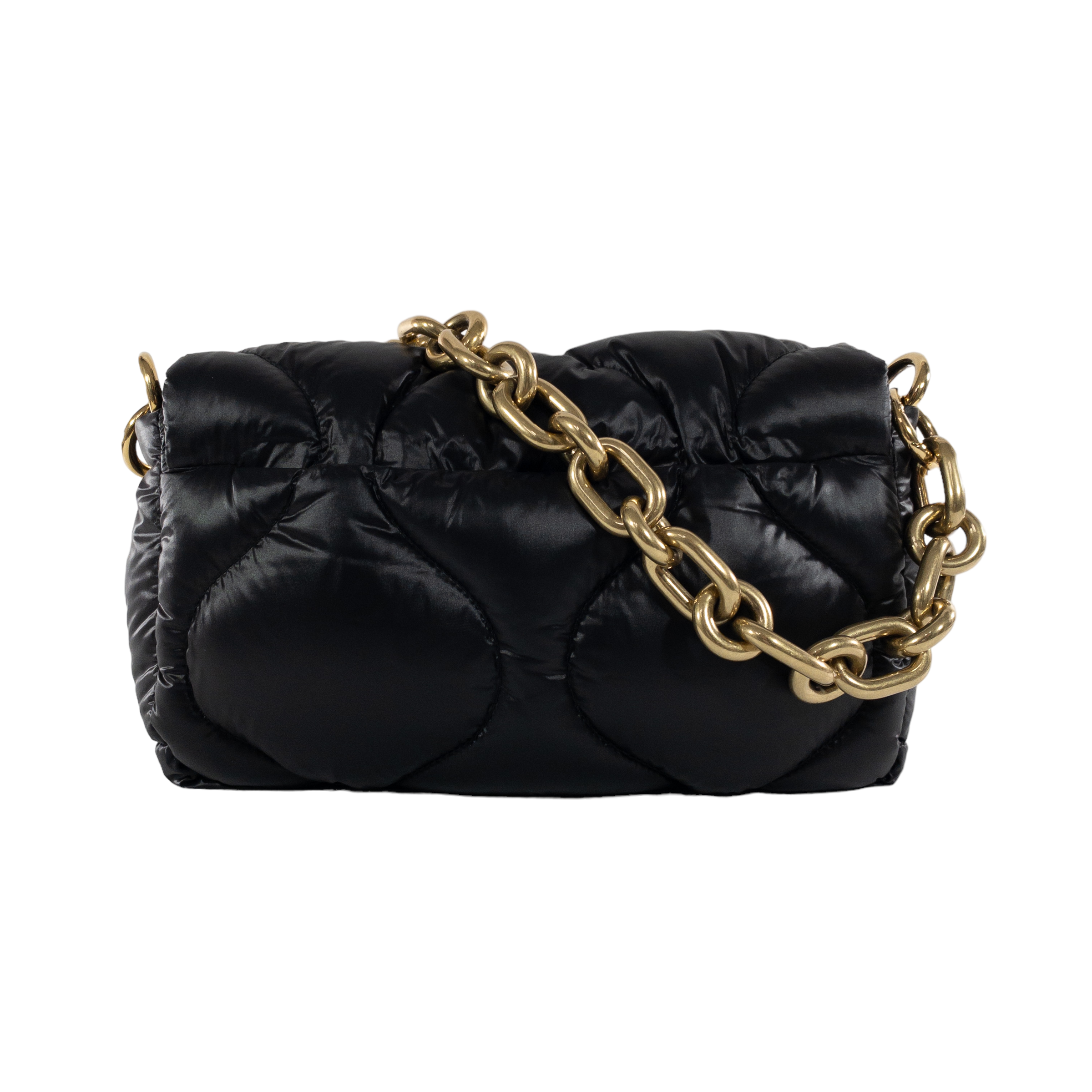 Miu Miu Navy Padded Nylon Mini