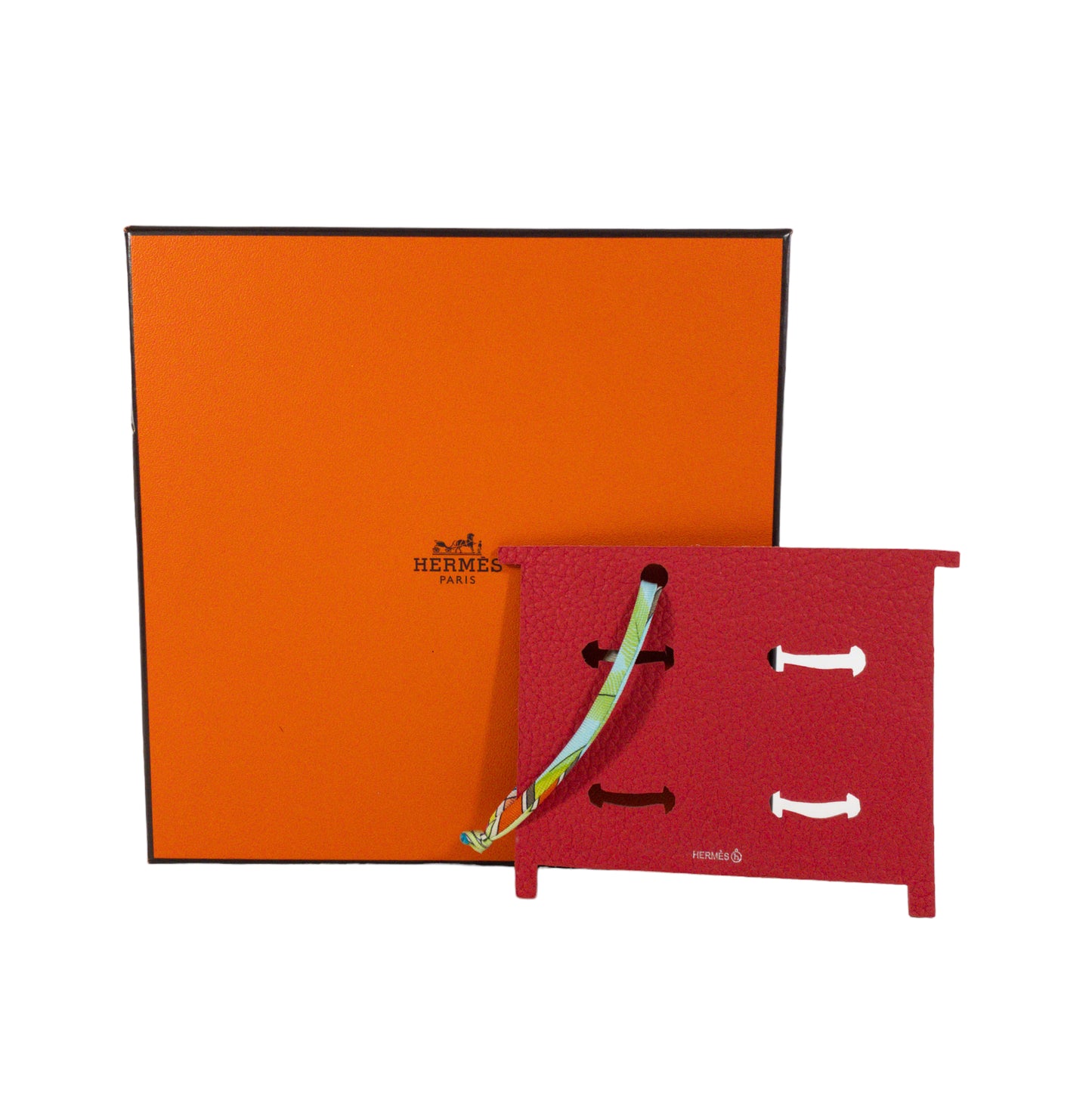 Hermes 'Petite H' Leather Bag Charm