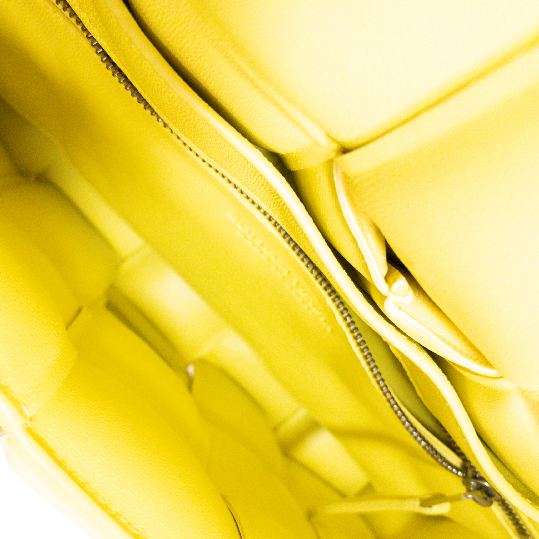 Bottega Veneta Yellow Padded Cassette Bag