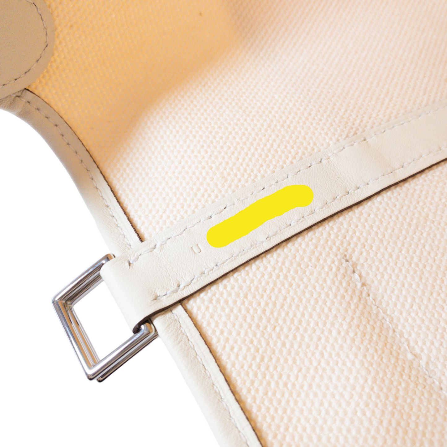 Hermes Cargo Picotin 18 Nata Toile PHW