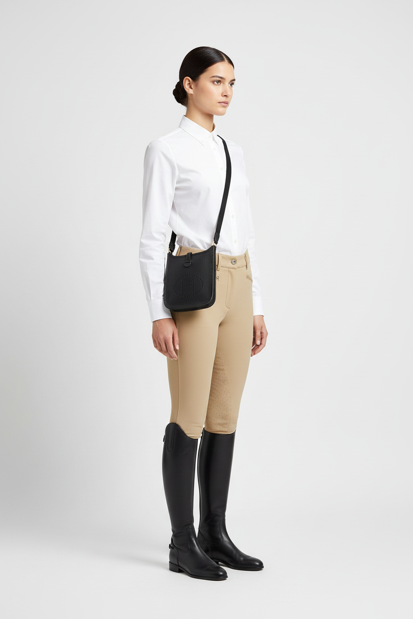 Hermes Evelyn TPM Black Clemence Crossbody