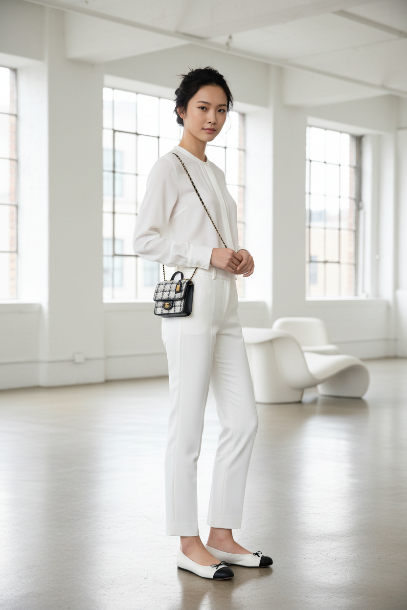 Chanel Tweed School Memory Top Handle