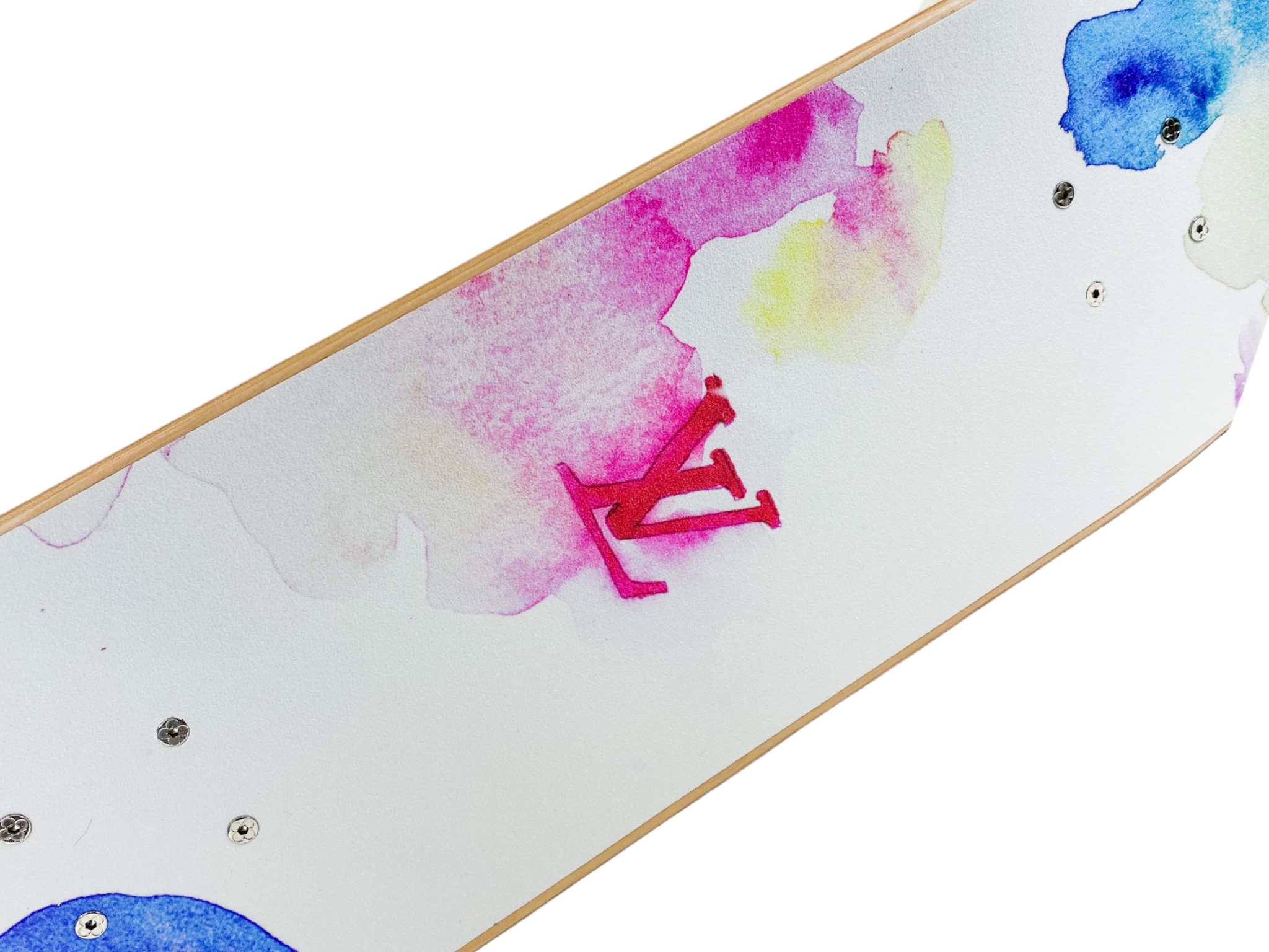 Louis Vuitton Water Color Skateboard