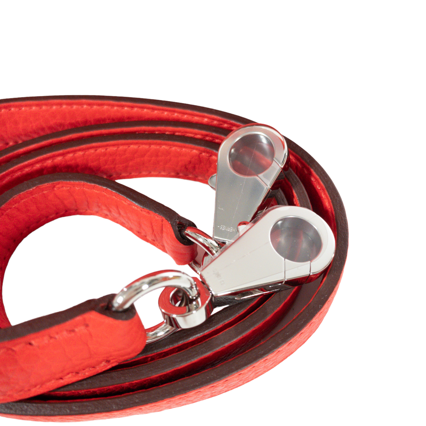 Hermes Poppy/Capucine Kelly 25 Touché PHW