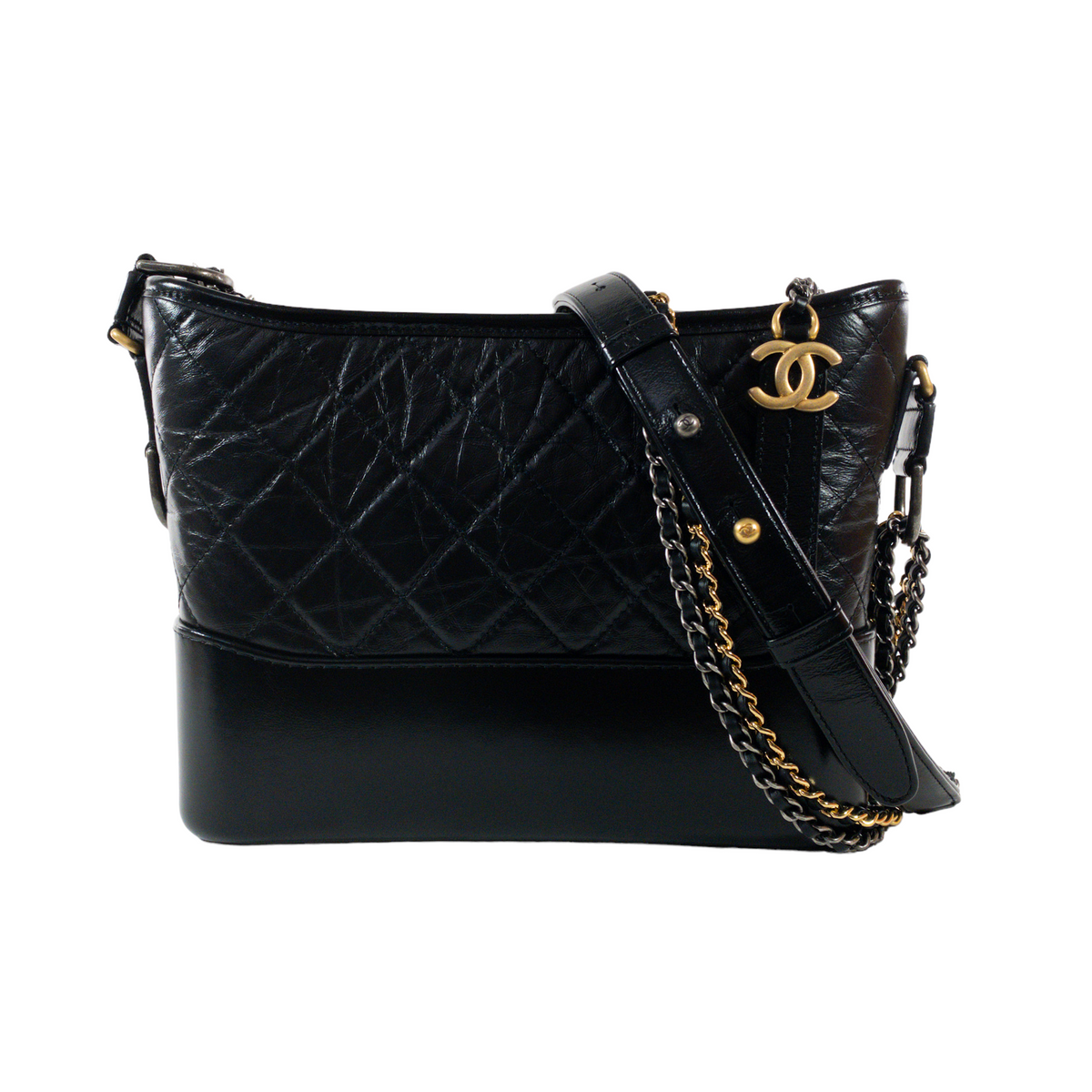 Chanel gabrielle black small sale