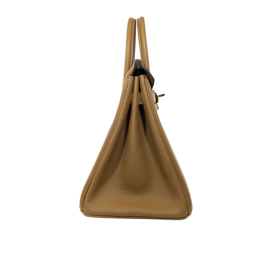 Hermes Biscuit Birkin 25 Togo GHW