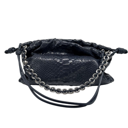 Loewe Flamenco Large Shoulder Bag in Patent Python