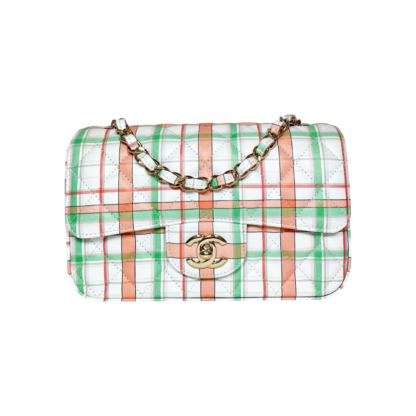 Chanel White Plaid Mini Rectangle – Consign of the Times ™