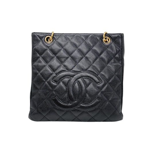 Chanel Black Petite Shopping Tote