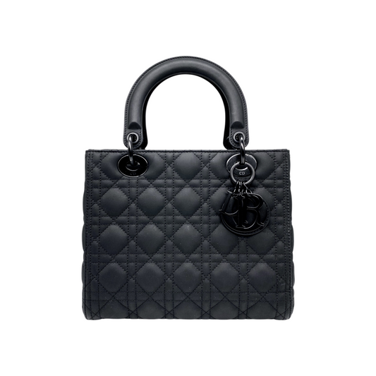 Dior Black Ultra Matte Medium Lady Dior