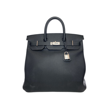 Hermes Birkin 40 HAC Black Togo Palladium Hardware