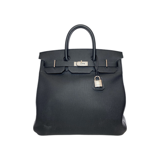 Hermes Birkin 40 HAC Black Togo Palladium Hardware
