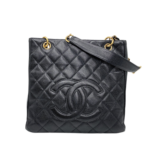 Chanel Black Petite Shopping Tote