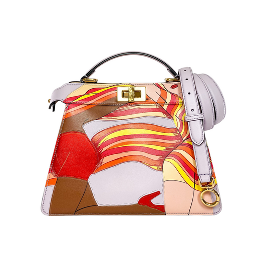 Fendi Multicolor Dancing Girls Inlay ISeeU Peekaboo