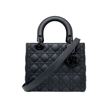 Dior Black Ultra Matte Medium Lady Dior